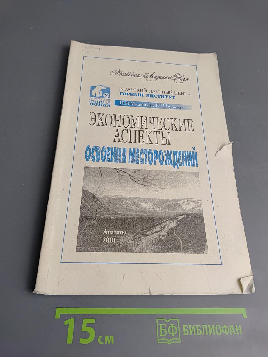 Экономические аспекты освоения месторождений
