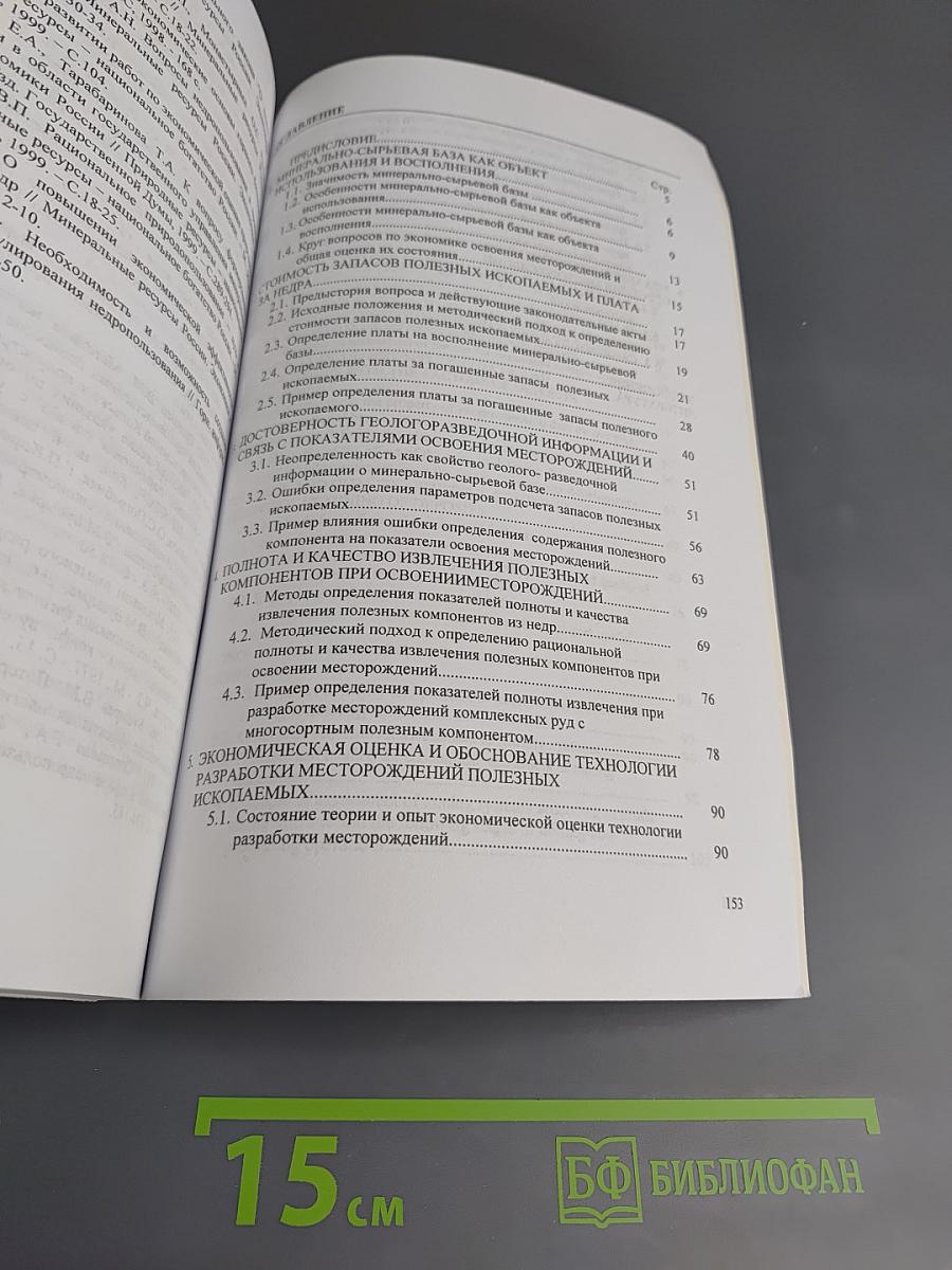 Экономические аспекты освоения месторождений