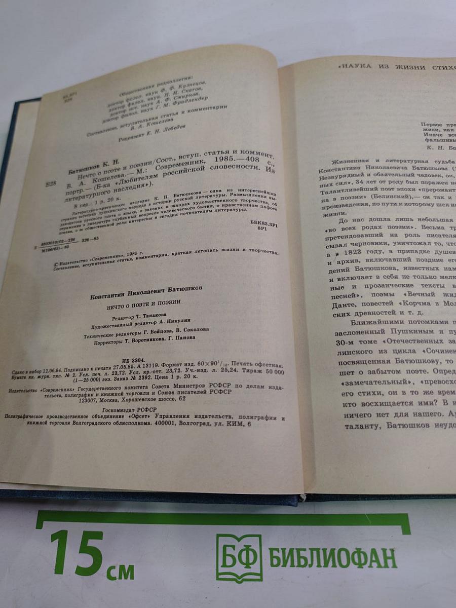 Нечто о поэте и поэзии