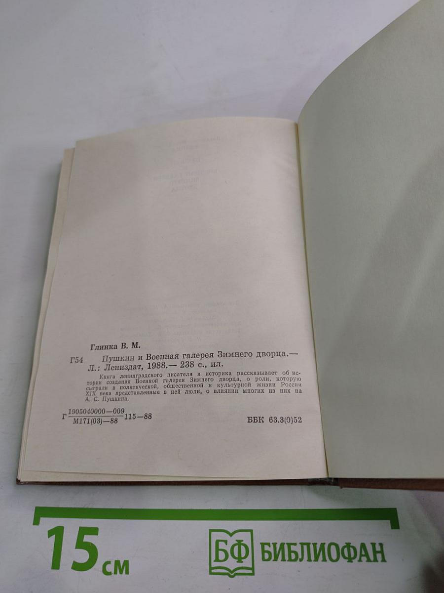 Пушкин и Военная галерея Зимнего дворца