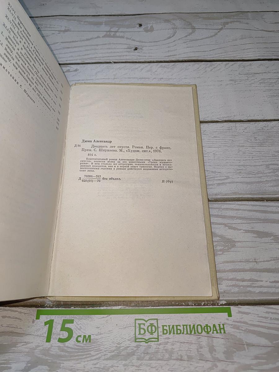 Двадцать лет спустя