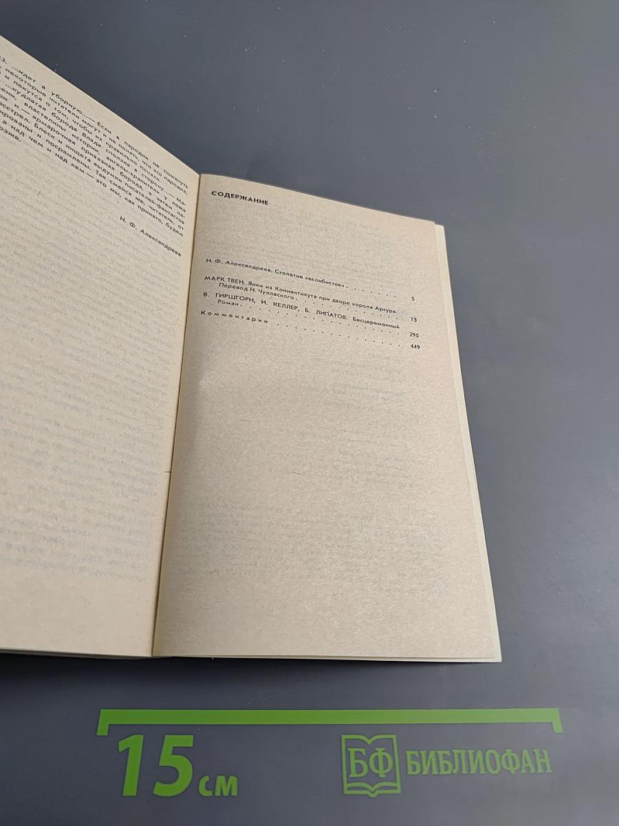 Янки из Коннектикута при дворе короля Артура. Бесцеремонный роман