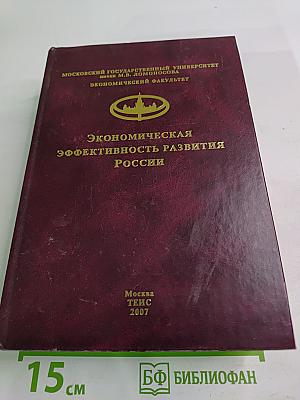Экономическая эффективность развития России