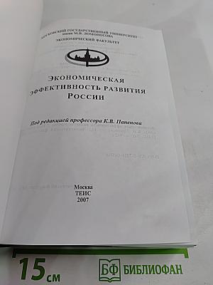 Экономическая эффективность развития России