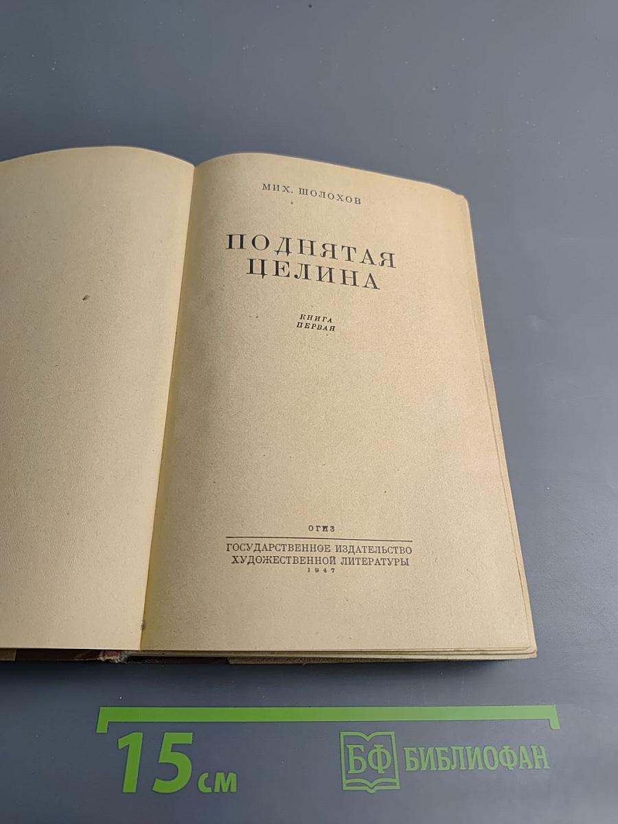 Поднятая целина. Книга первая