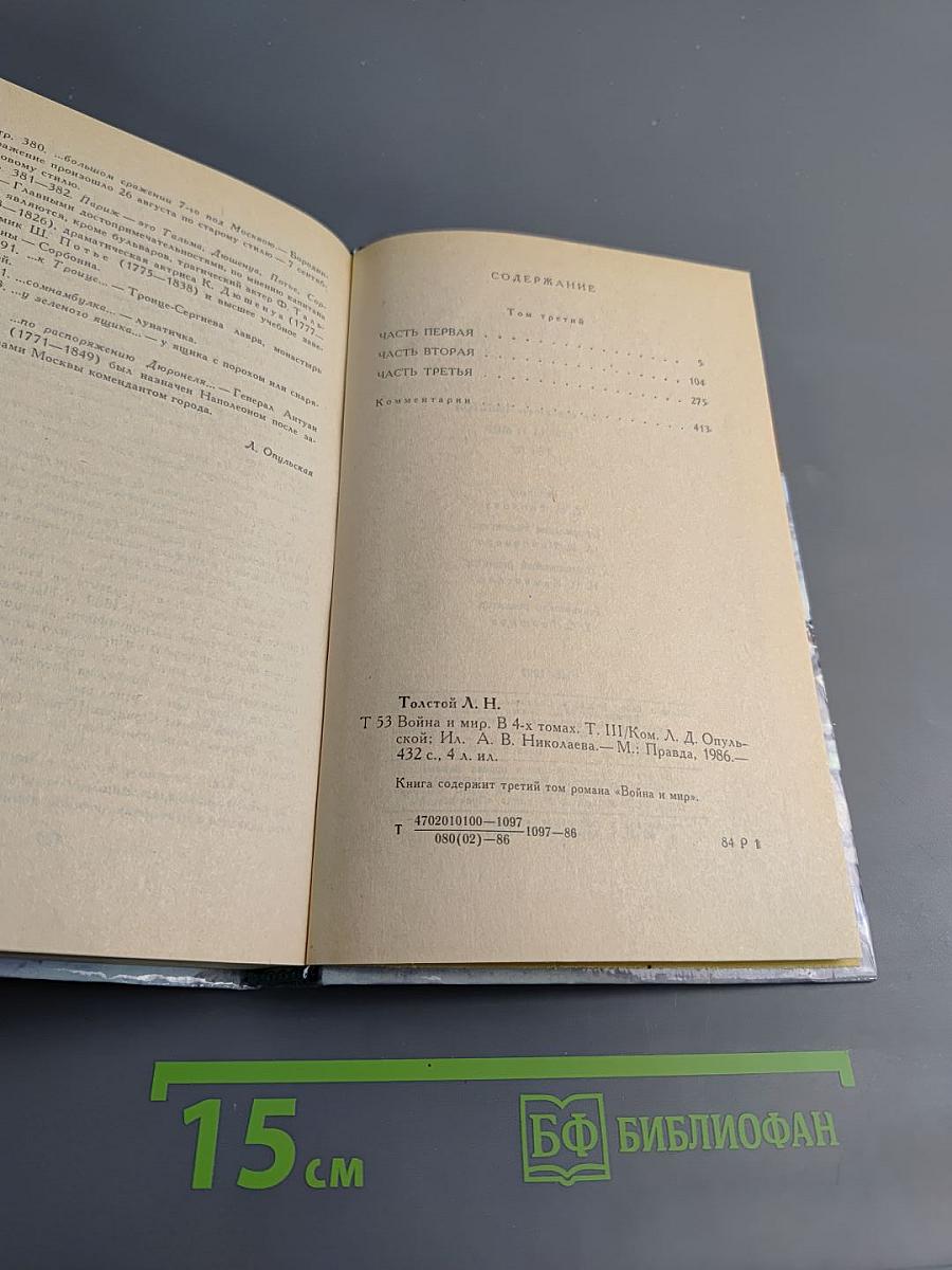 Война и мир, Том третий