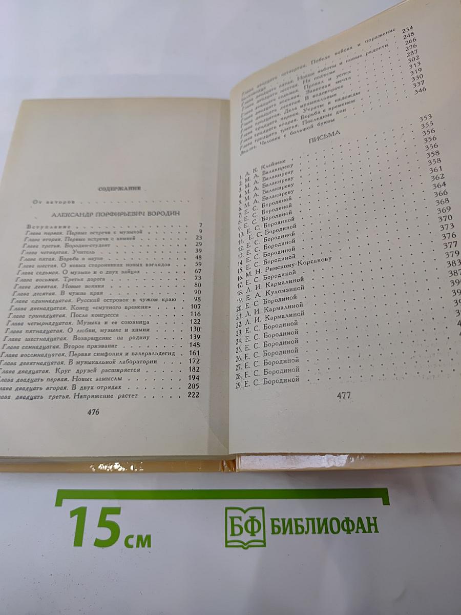 Александр Порфирьевич Бородин. Письма