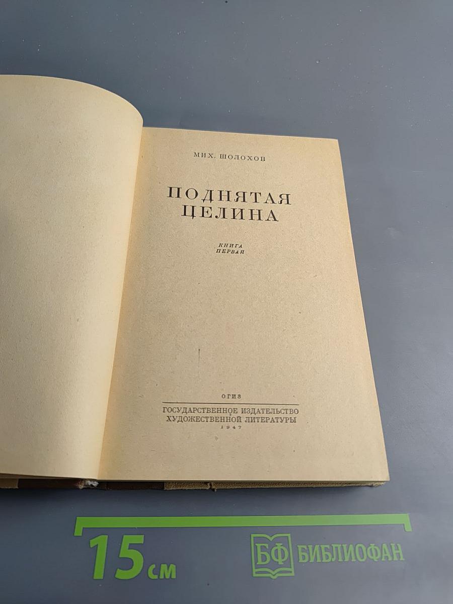 Поднятая целина. Книга первая