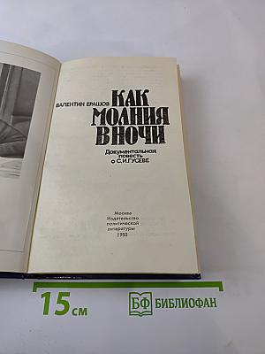 Как молния в ночи