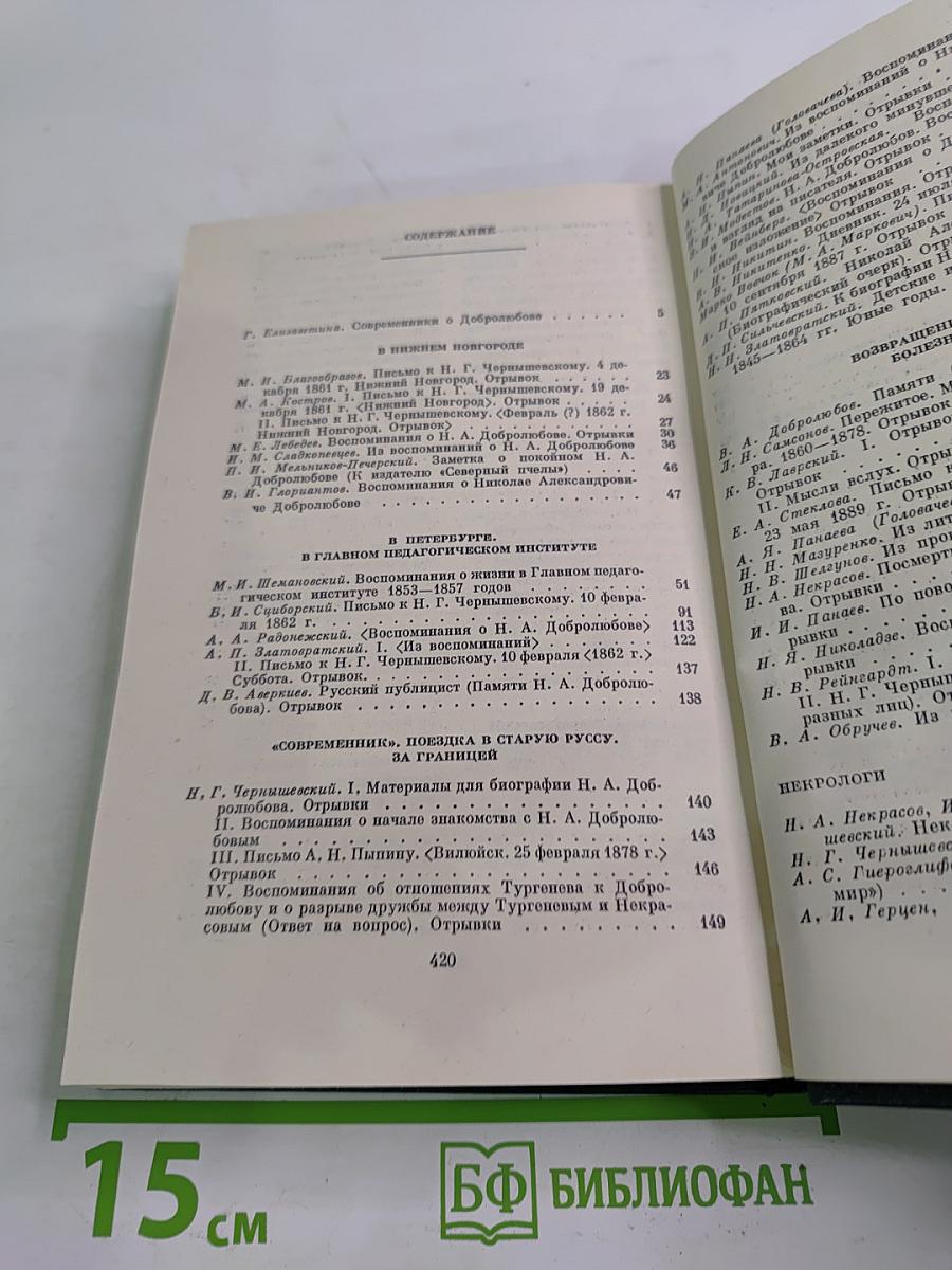 Н. А. Добролюбов в воспоминаниях современников