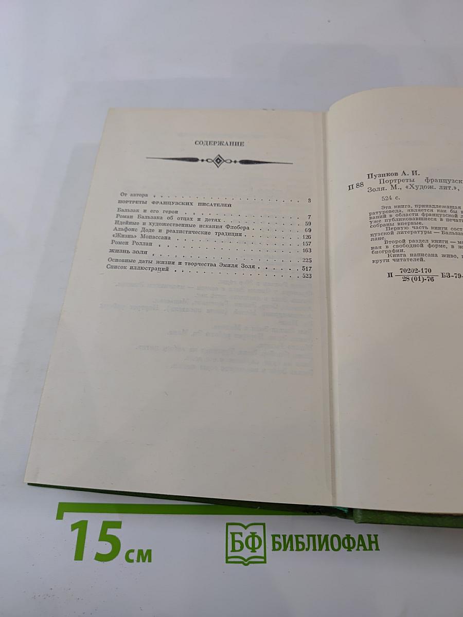 Портреты французских писателей. Жизнь Золя