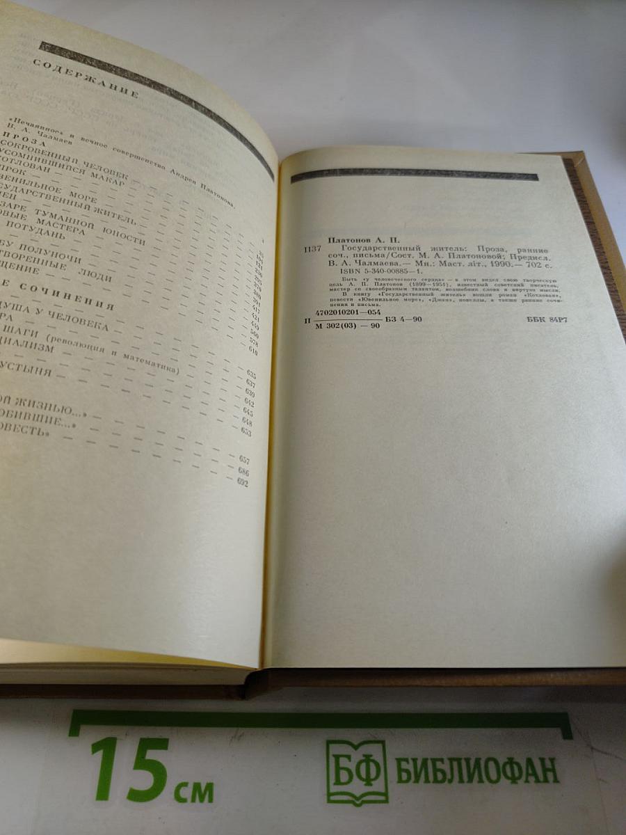 Государственный житель: Проза. Ранние сочинения. Письма