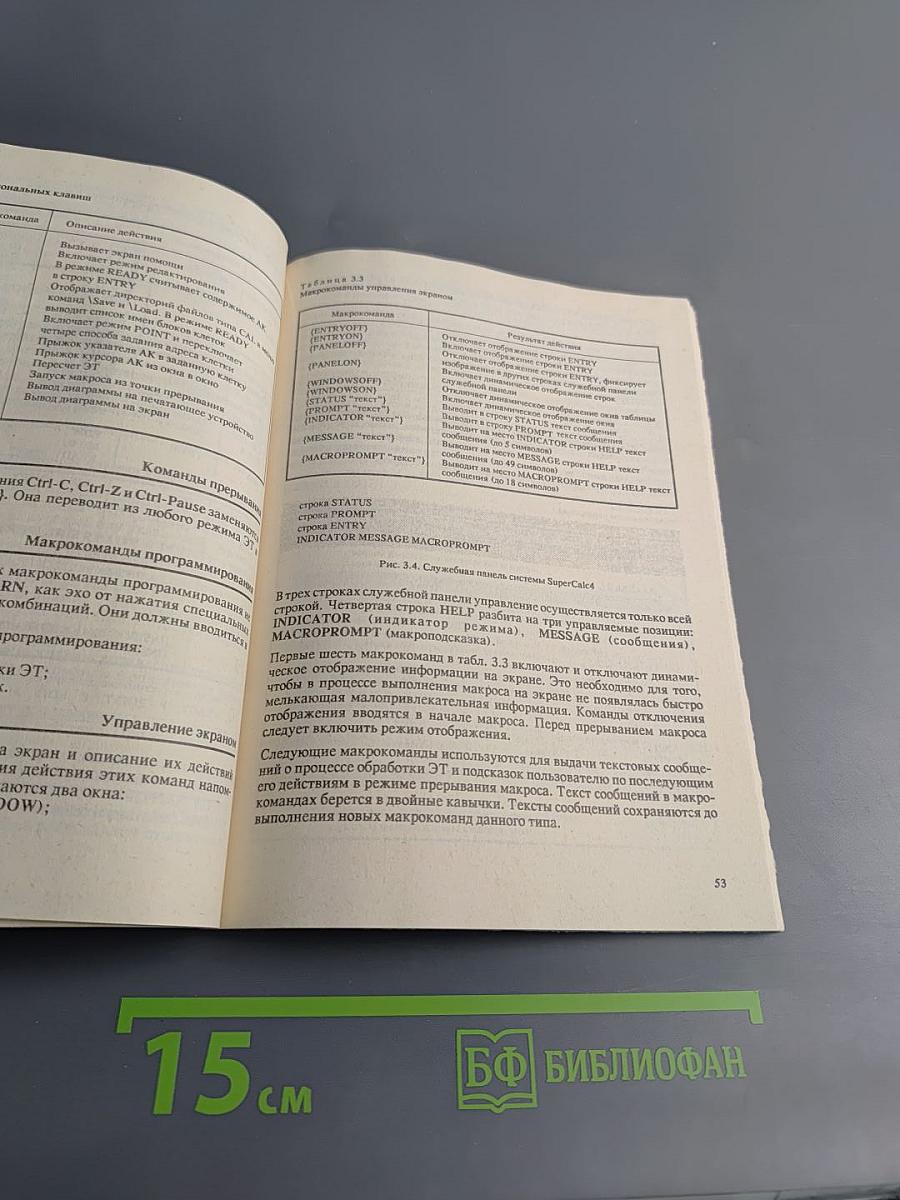 Табличный процессор SuperCalc 4