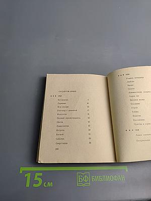 Стихи последних лет