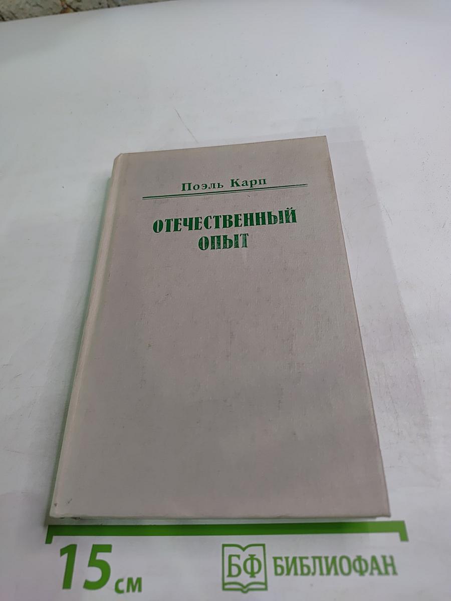 Отечественный опыт