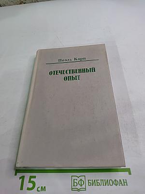 Отечественный опыт
