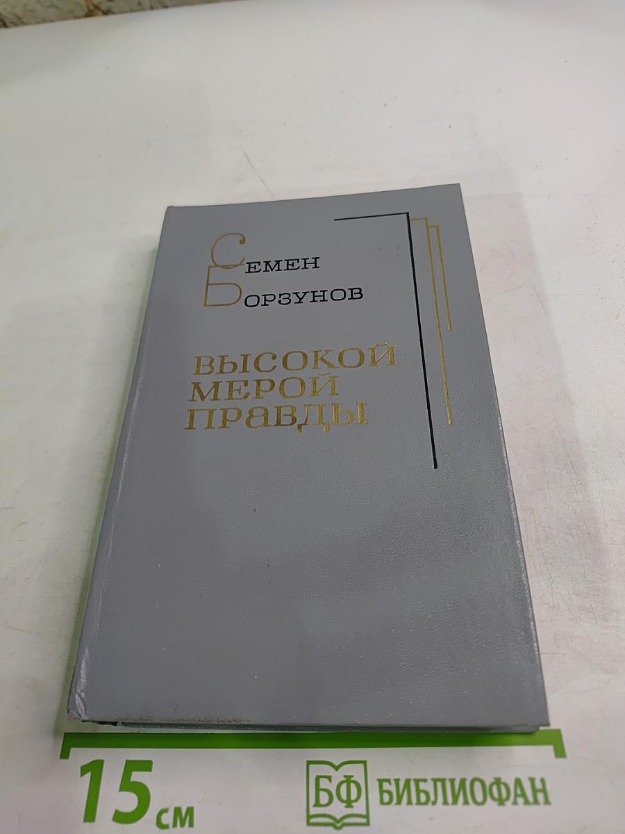 Высокой мерой правды. Литературные портреты