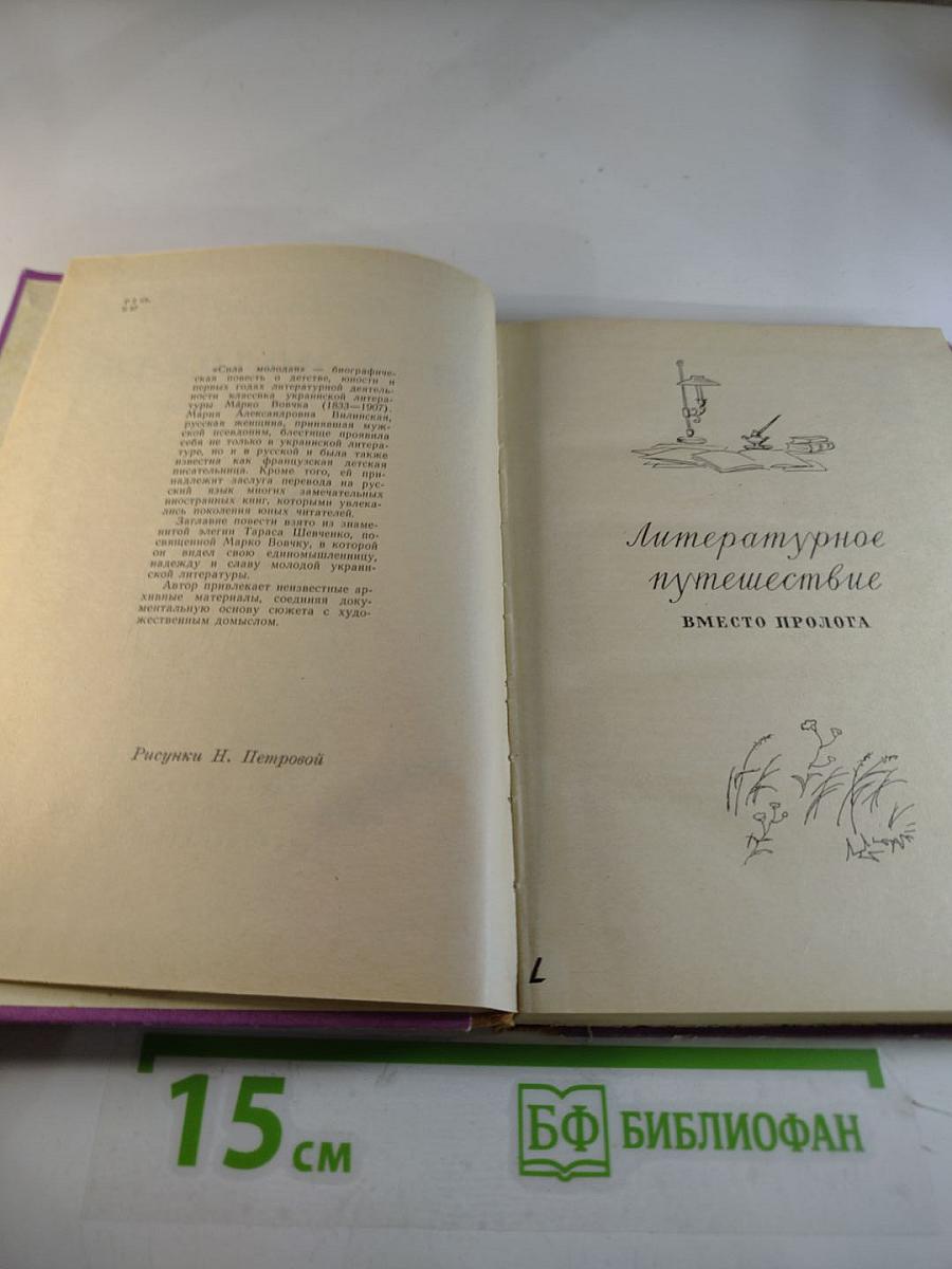 Сила молодая. Повесть о писательнице Марко Вовчок