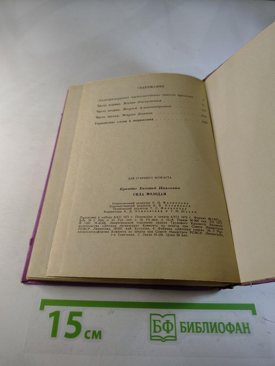 Сила молодая. Повесть о писательнице Марко Вовчок
