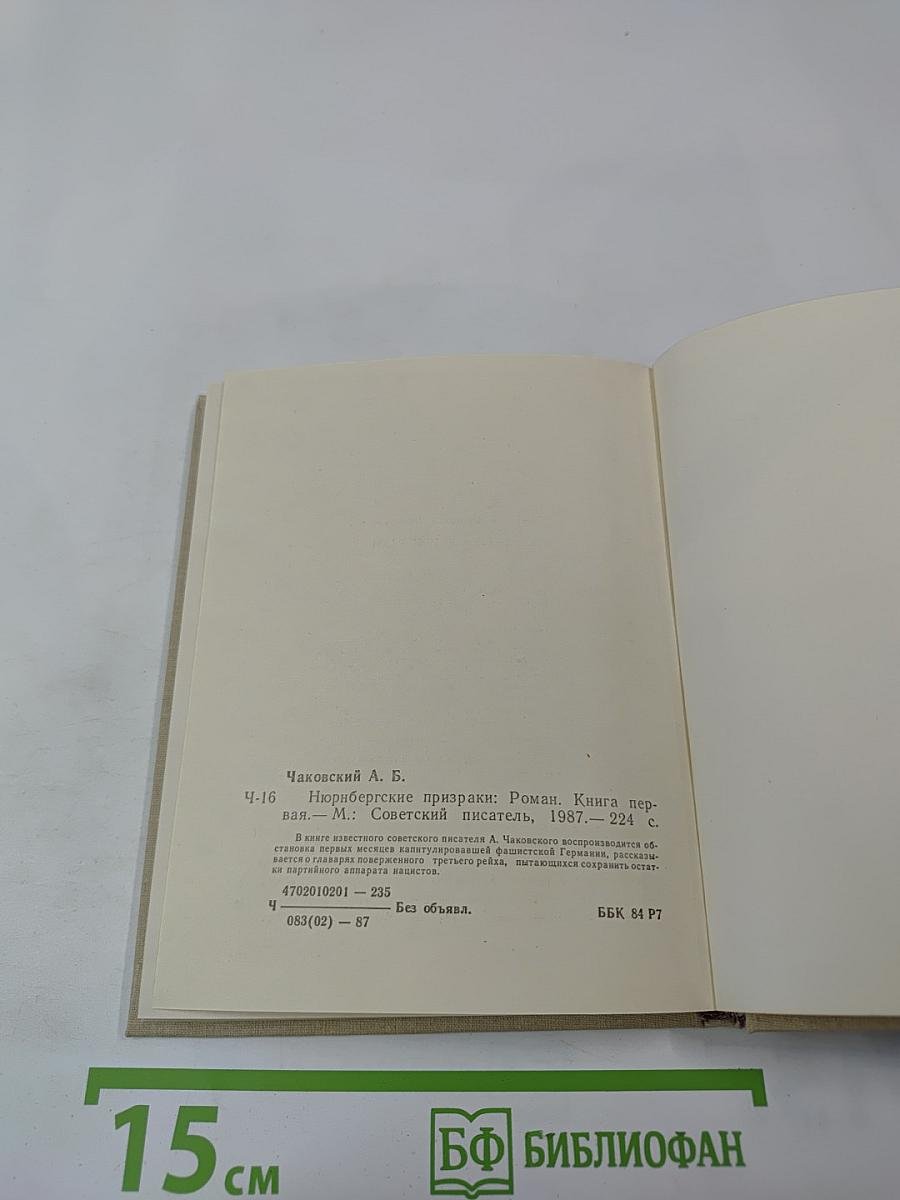 Нюрнбергские призраки. Книга первая