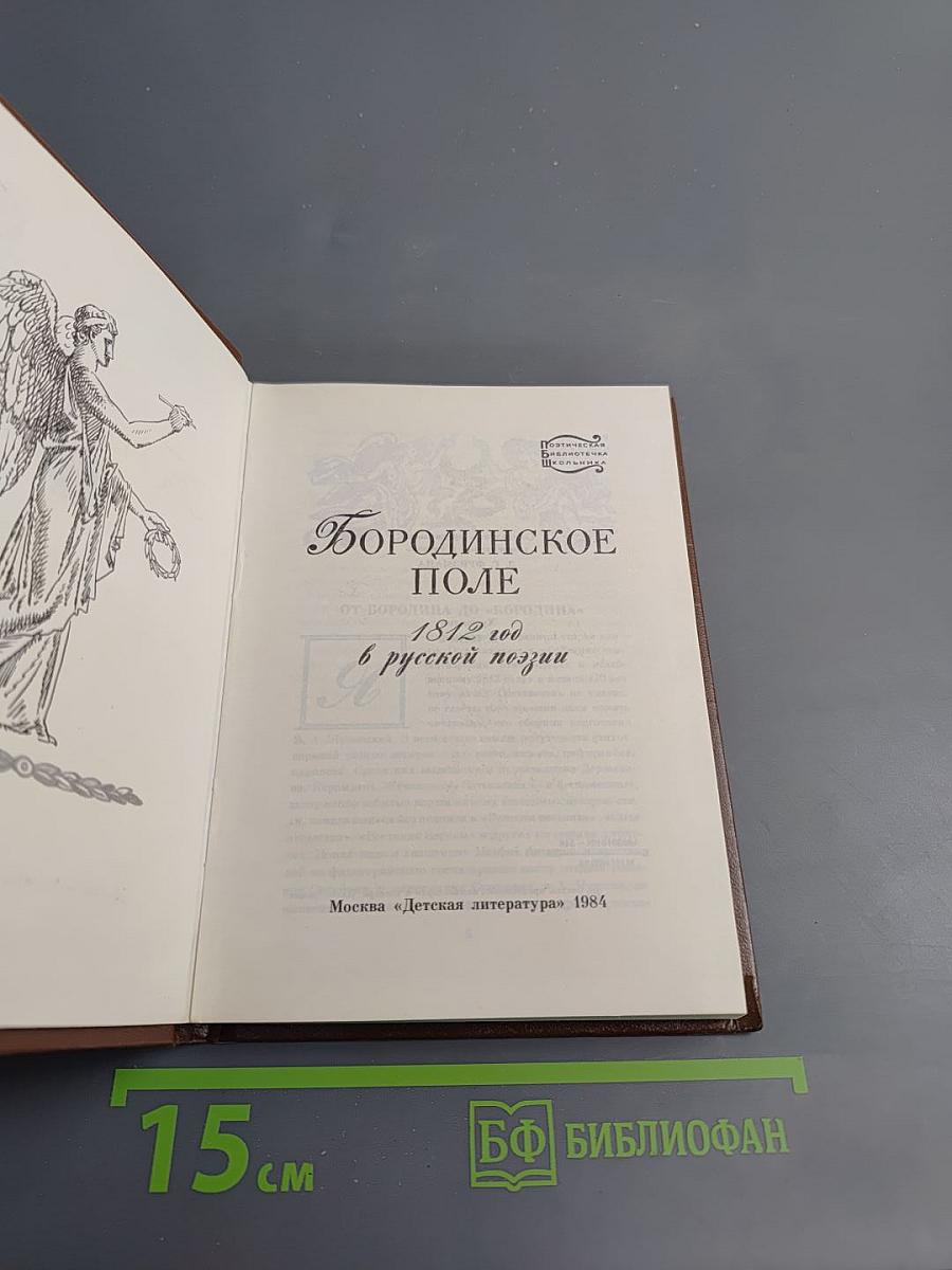 Бородинское поле: 1812 год в русской поэзии