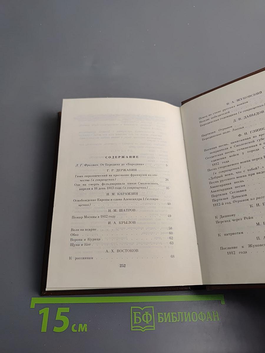 Бородинское поле: 1812 год в русской поэзии