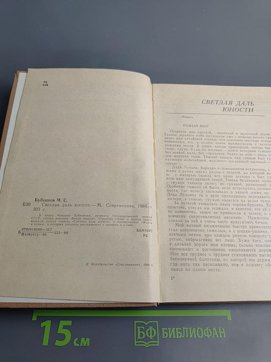 Светлая даль юности