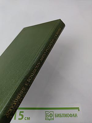 Дополнение к Большому англо-русскому словарю