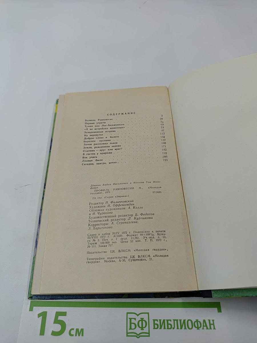 Профиль равновесия