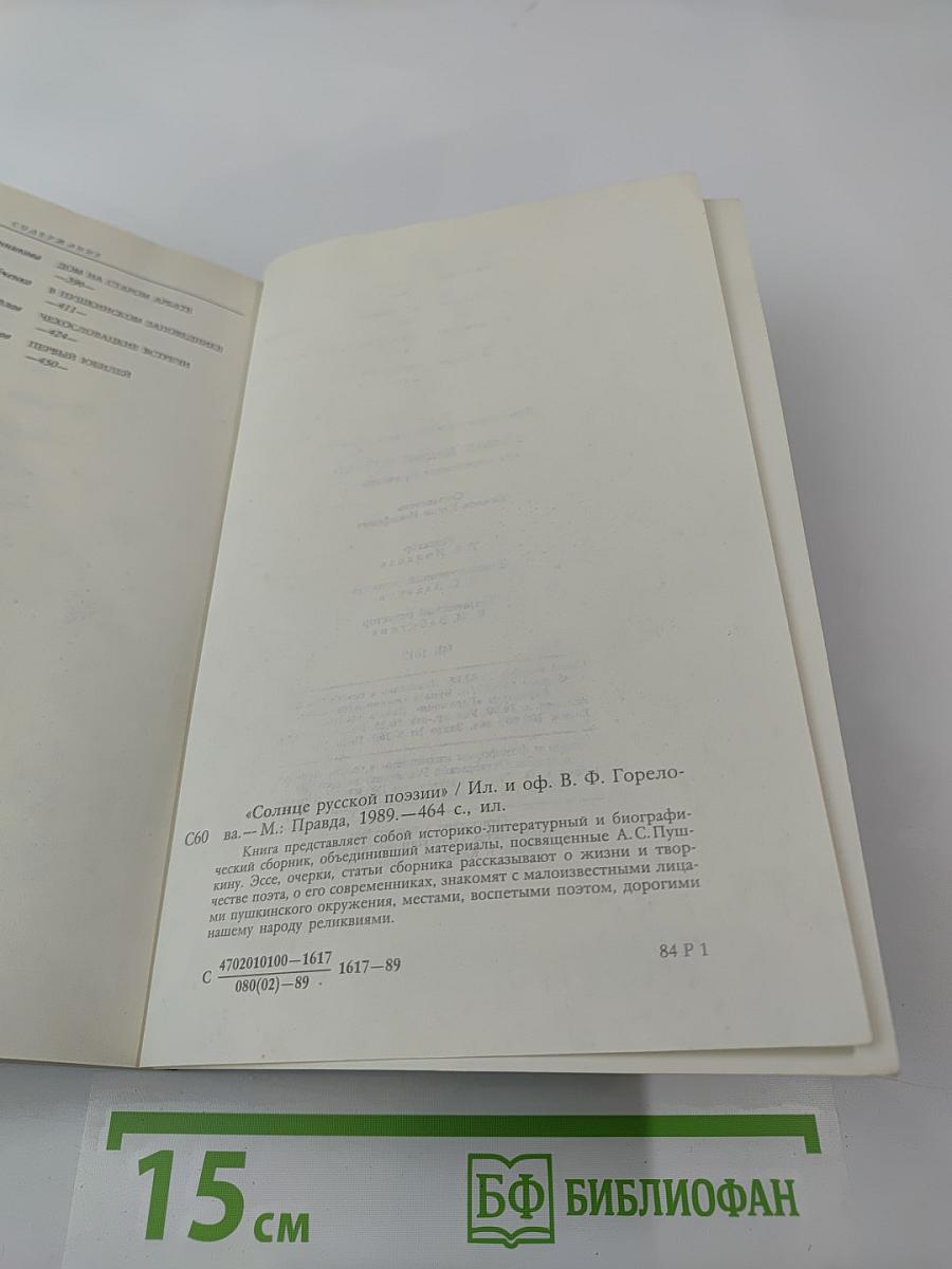 Солнце нашей поэзии