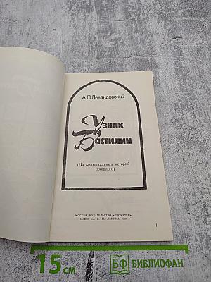 Узник Бастилии (Из криминальных историй прошлого)