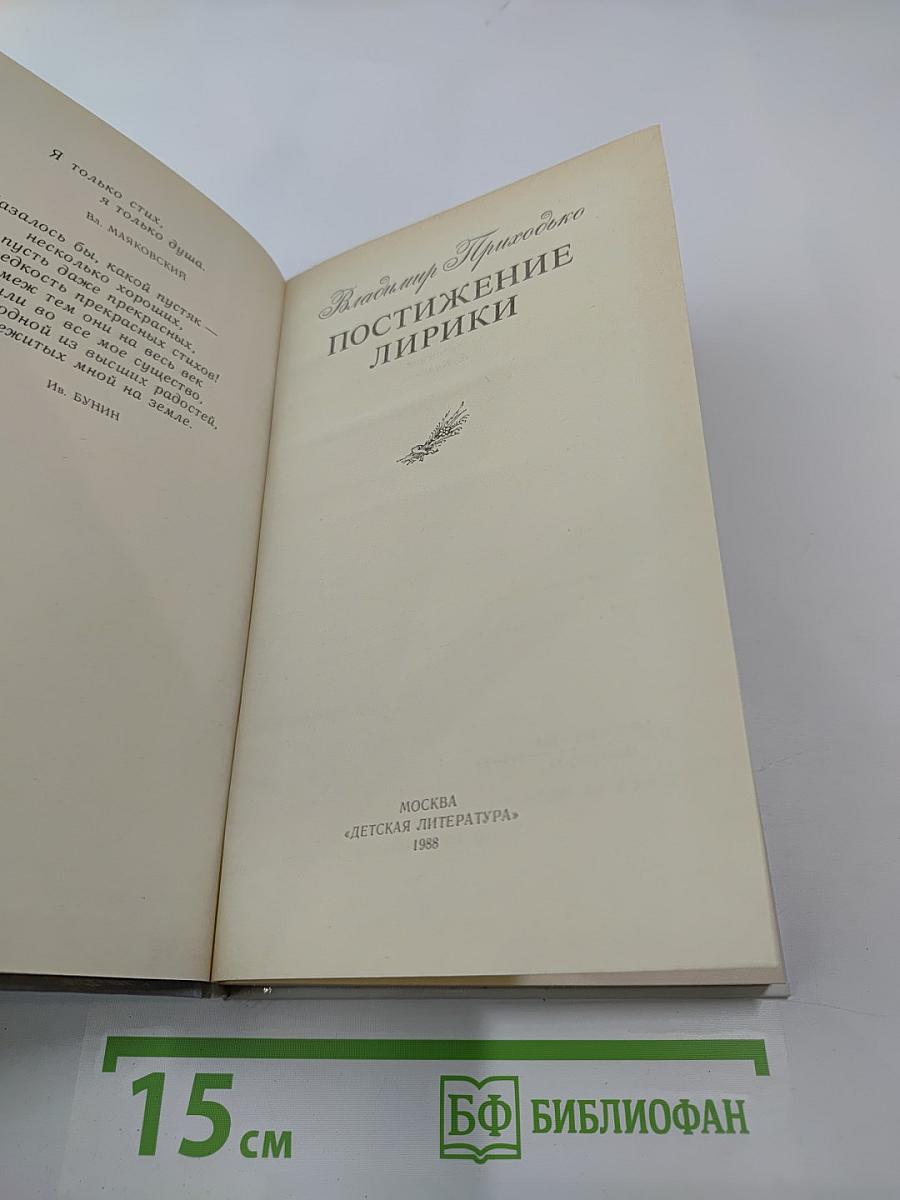 Постижение лирики