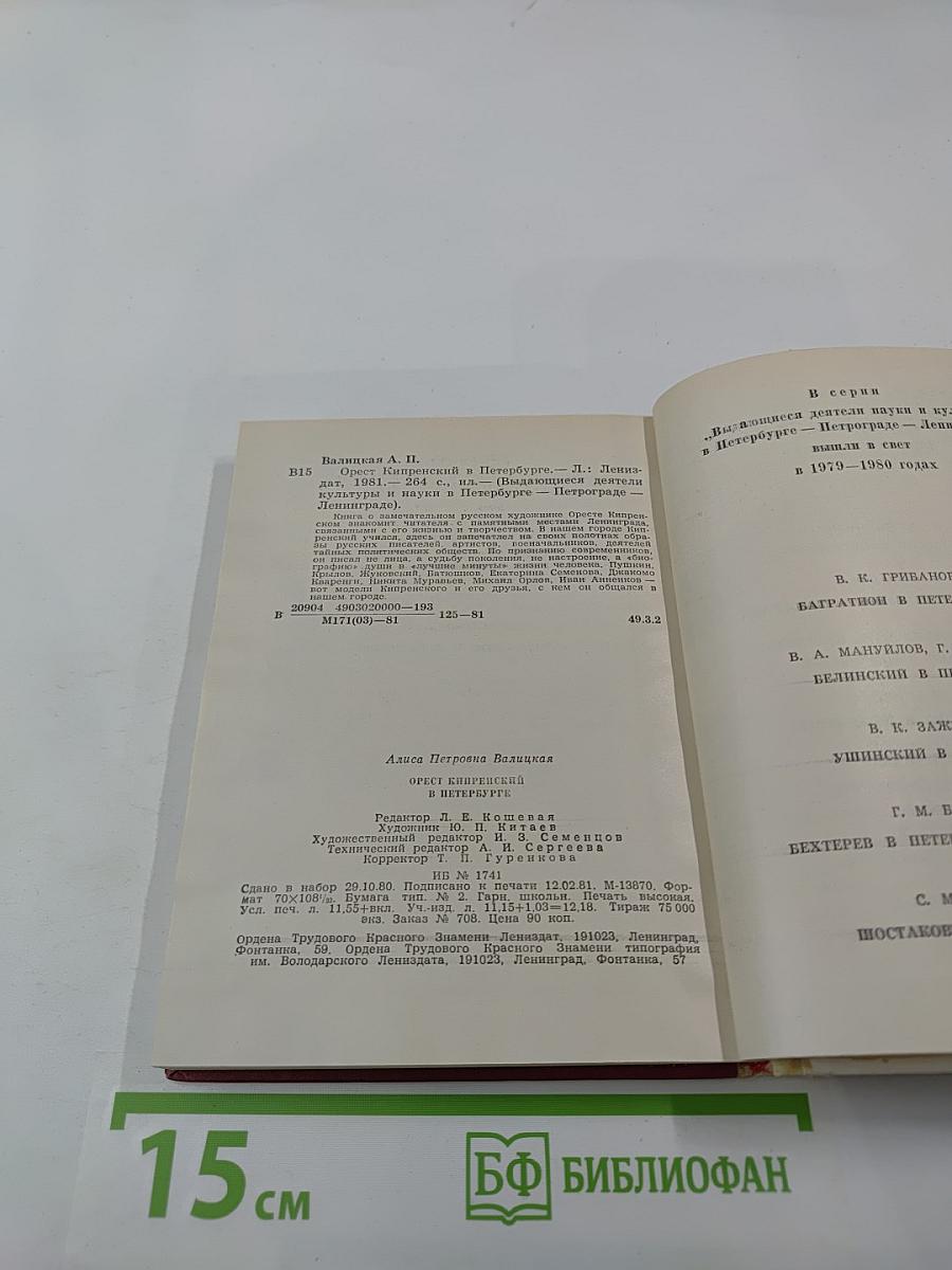 Орест Кипренский в Петербурге