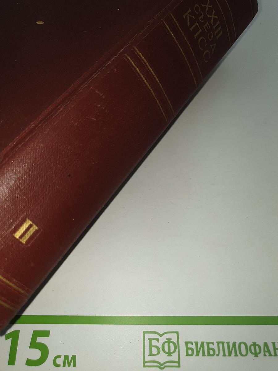 XXIII Съезд Коммунистической партии Советского Союза. Стенографический отчет. Том II