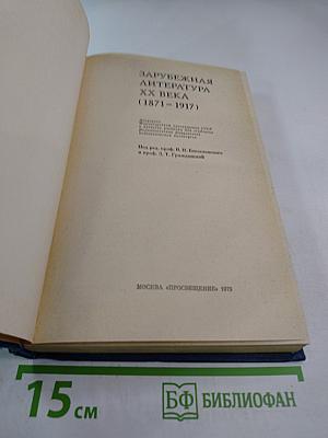 Зарубежная литература XX века (1871-1917)