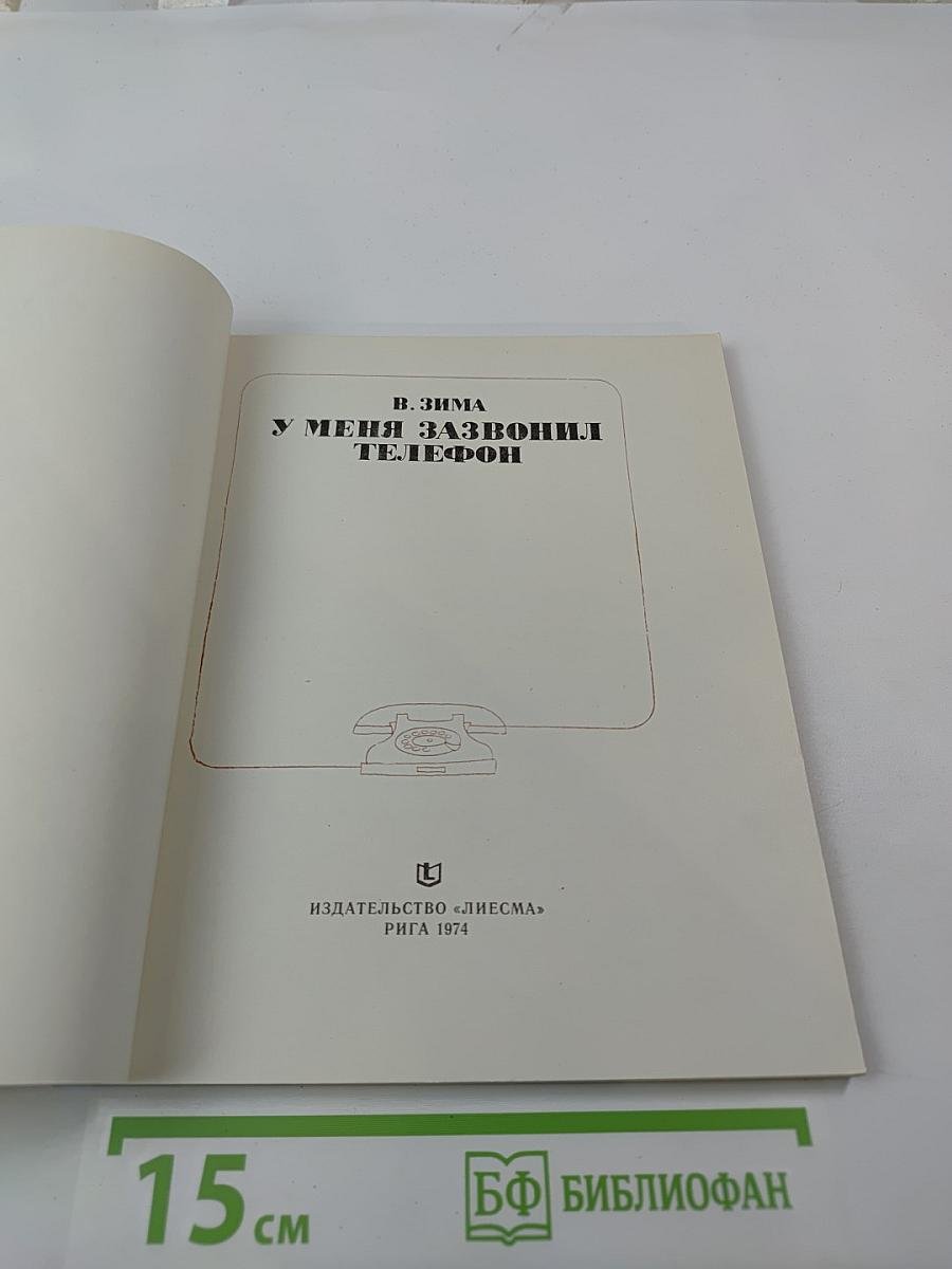 У меня зазвонил телефон