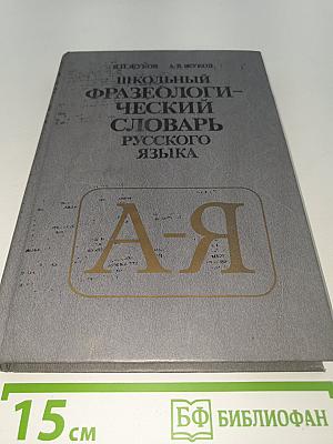 Школьный фразеологический словарь русского языка