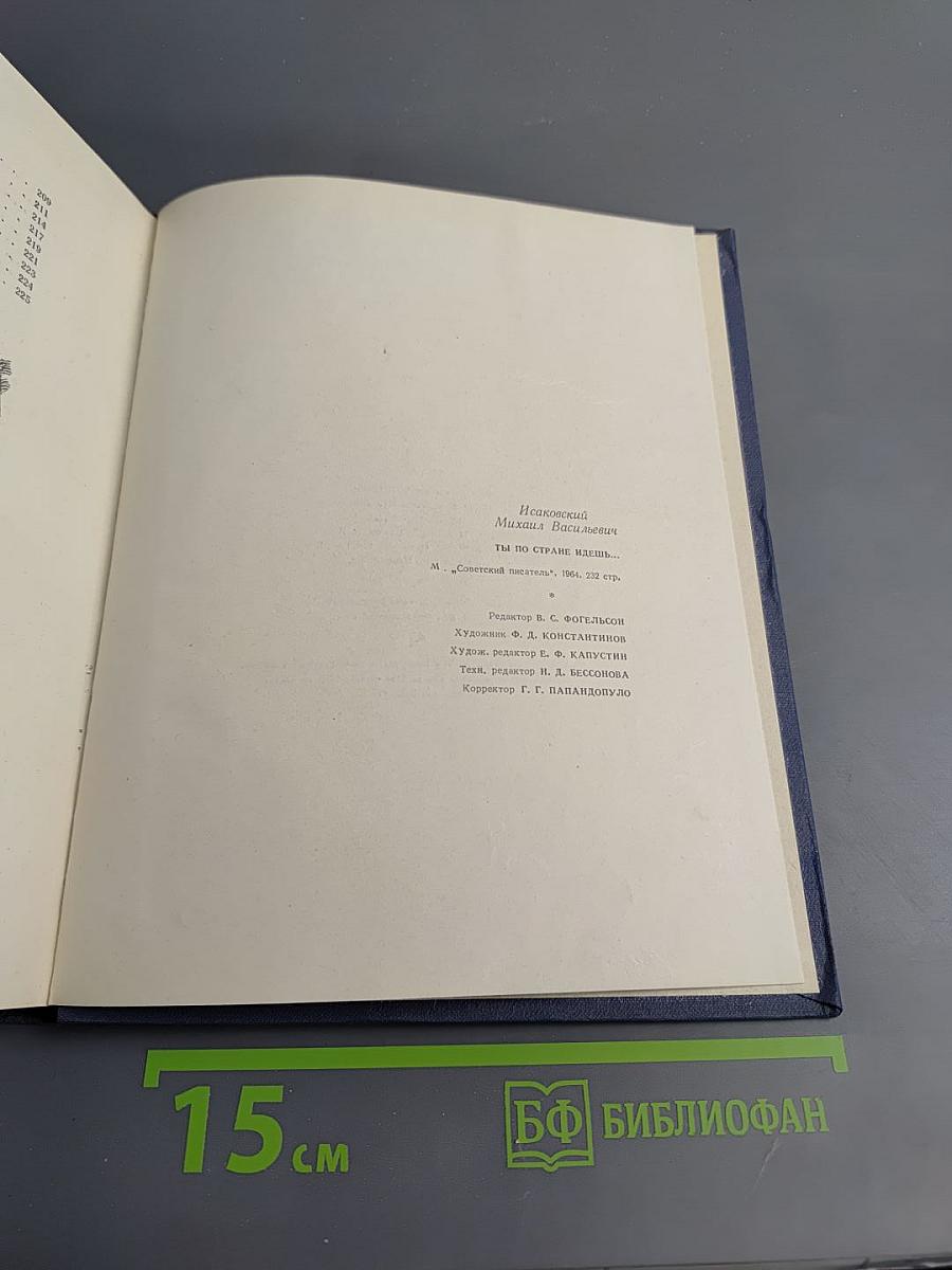 Ты по стране идешь... Избранные стихи и песни