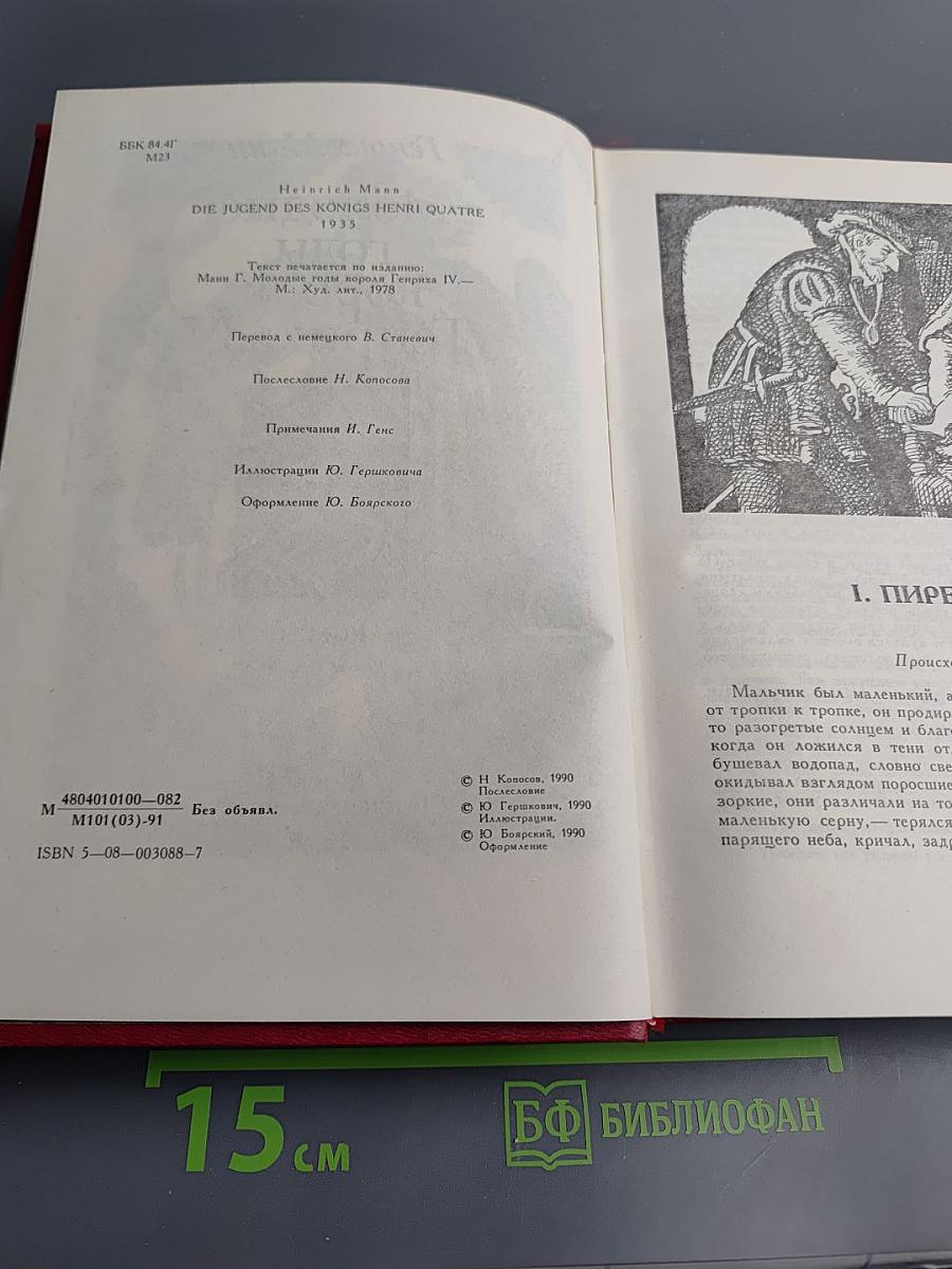 Молодые годы короля Генриха IV