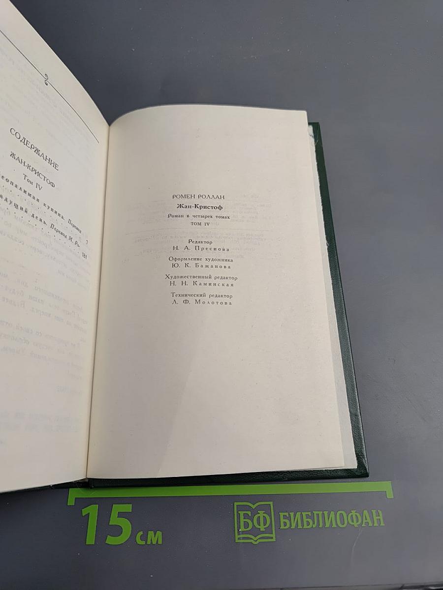 Жан-Кристоф. Том IV