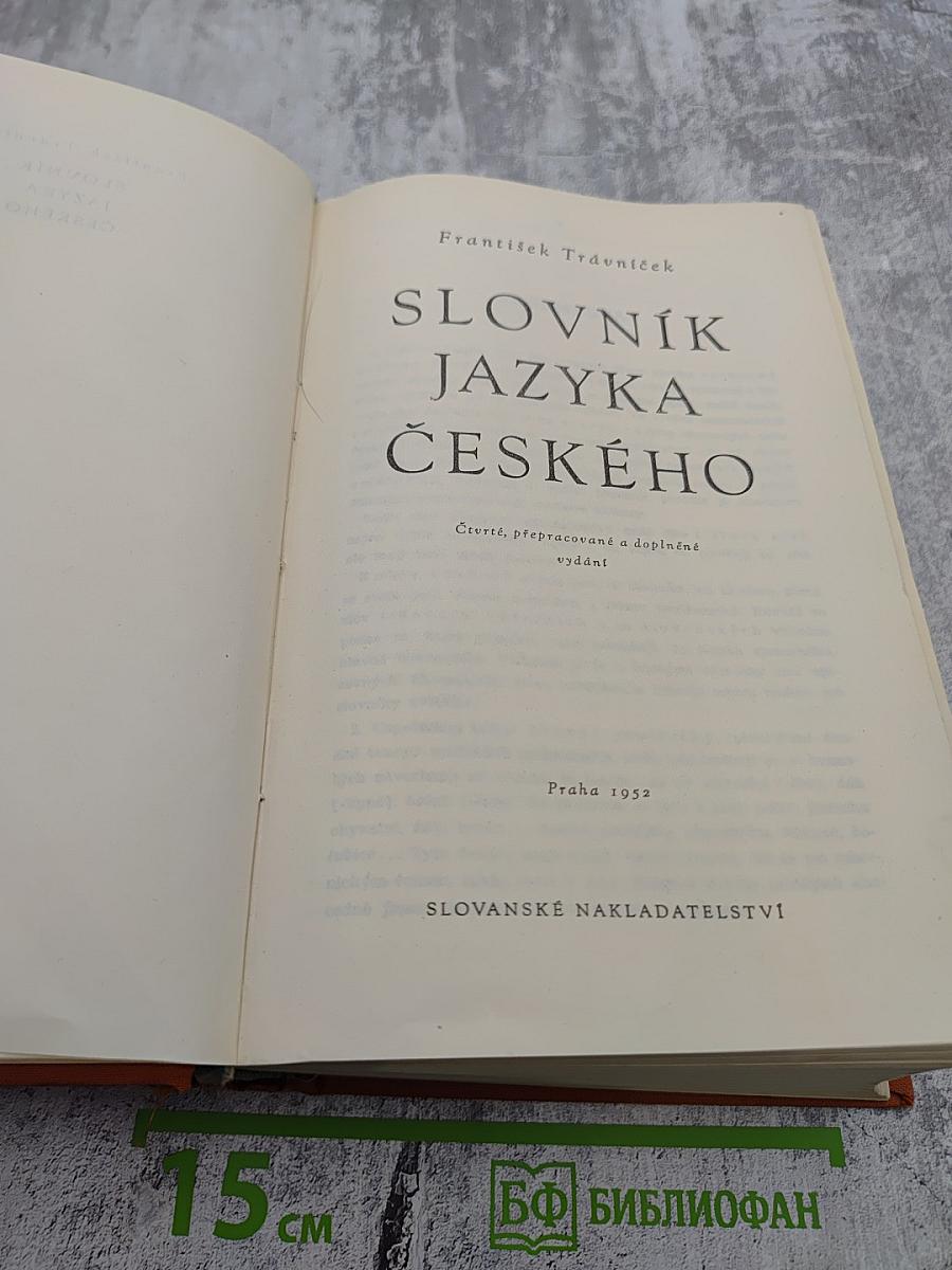 Словарь чешского языка