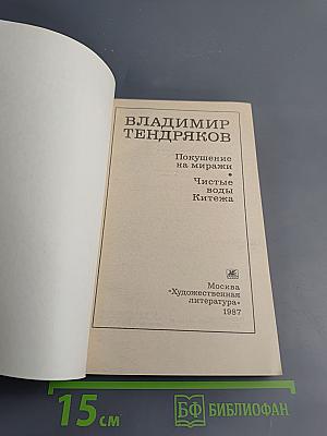 Покушение на миражи. Чистые воды Китежа