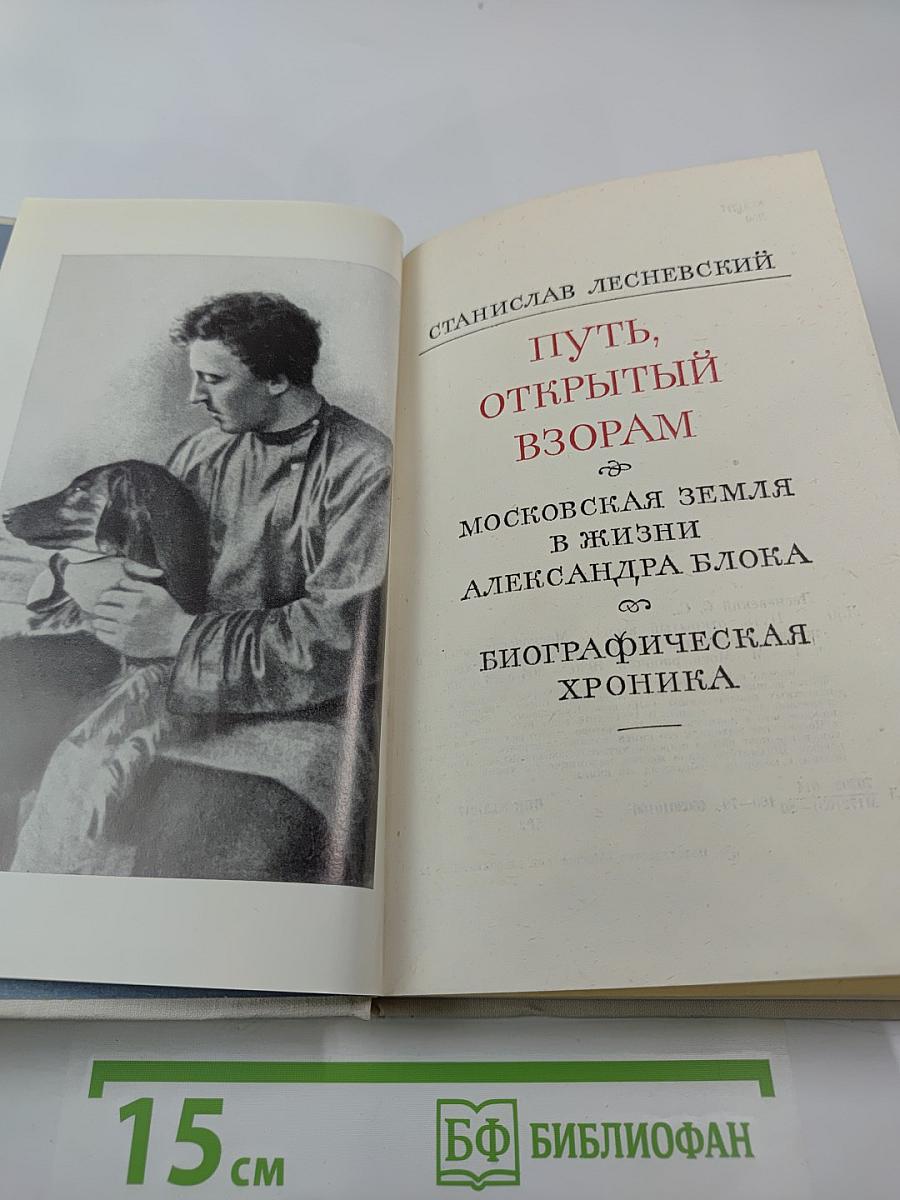 Путь, открытый взорам. Московская земля в жизни Александра Блока