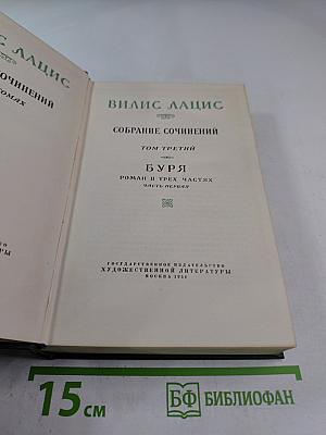 Буря. Роман в трех частях. Часть первая. Том третий