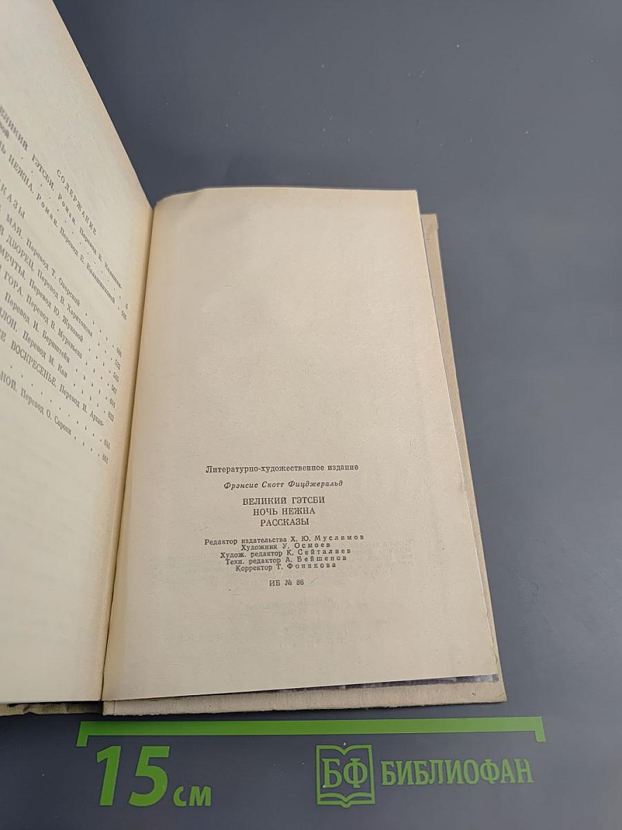 Романы. Рассказы: Великий Гэтсби. Ночь нежна