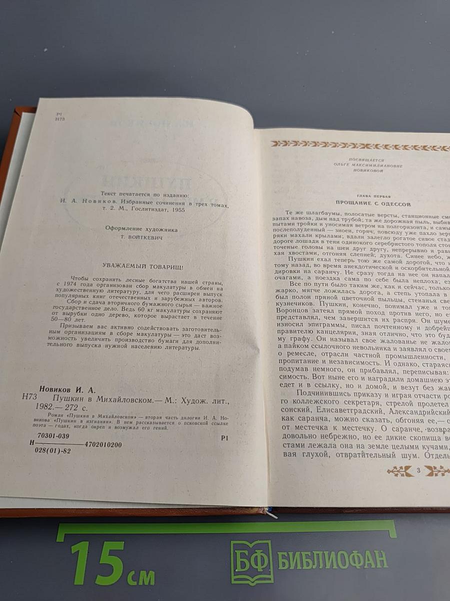 Пушкин в Михайловском