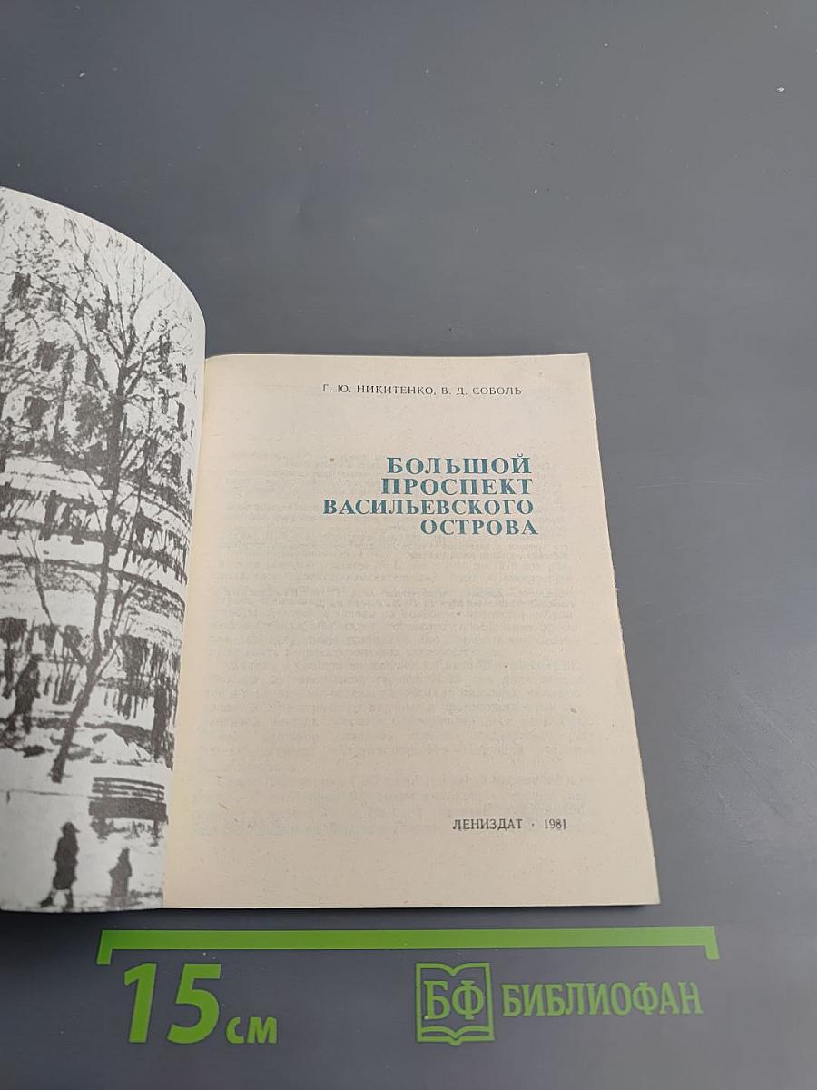 Большой проспект Васильевского острова