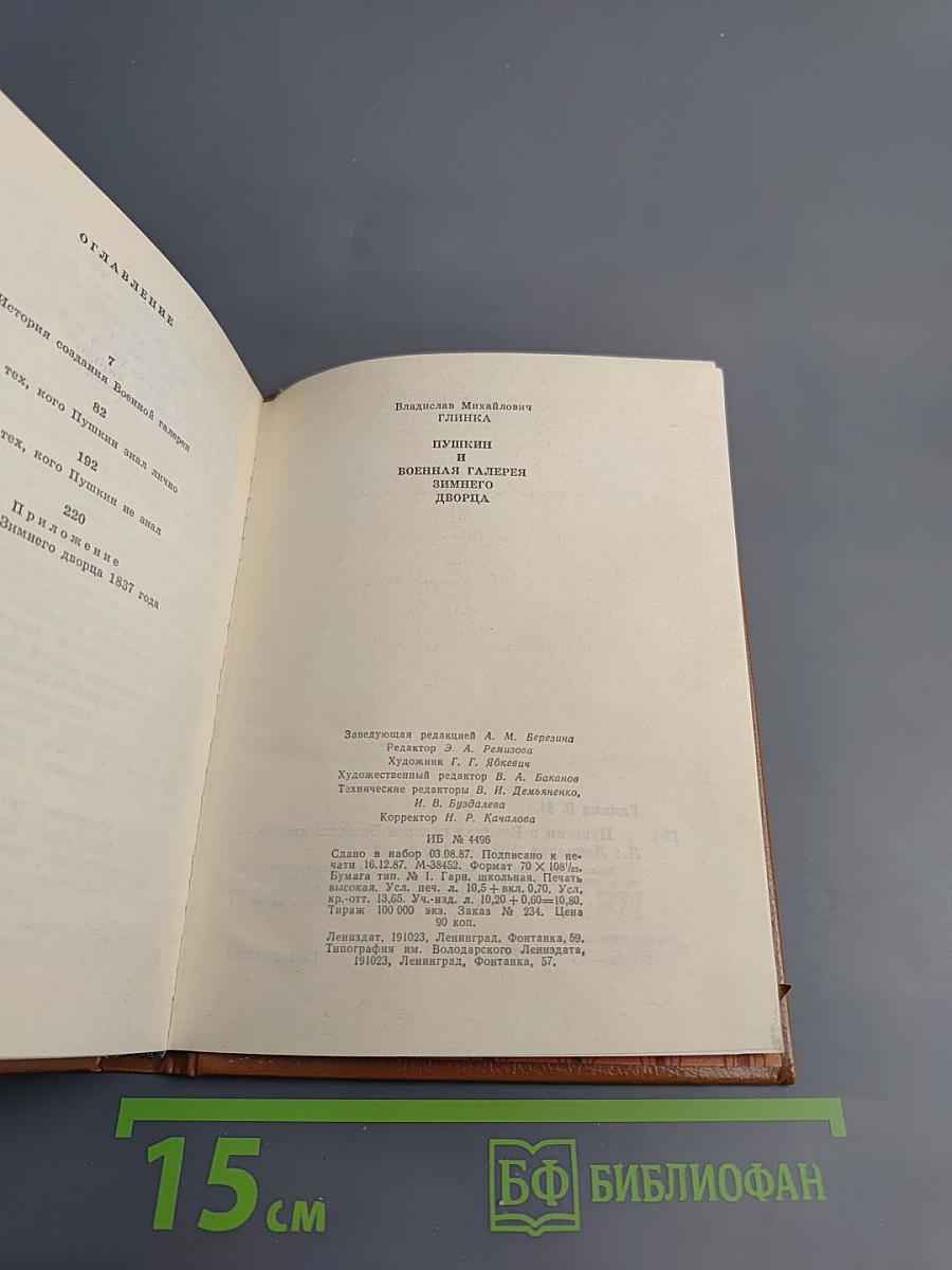 Пушкин и военная галерея Зимнего дворца