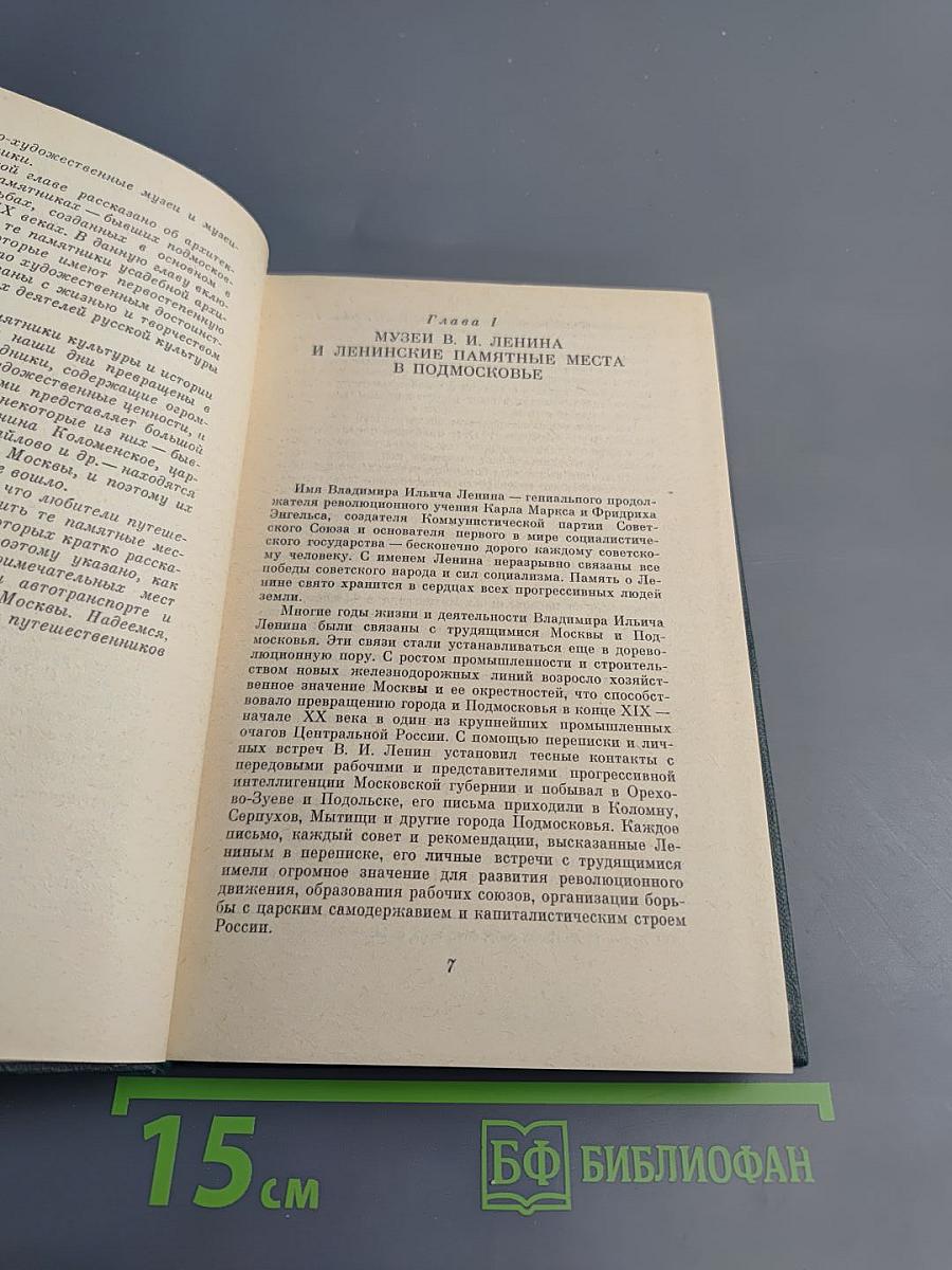 Подмосковье. Музеи мемориалы памятники