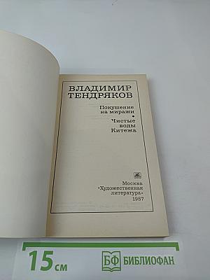 Покушение на миражи. Чистые воды Китежа